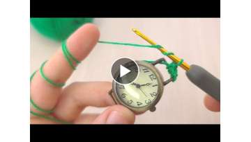 Super Easy Crochet Knitting Pattern Made With Watch